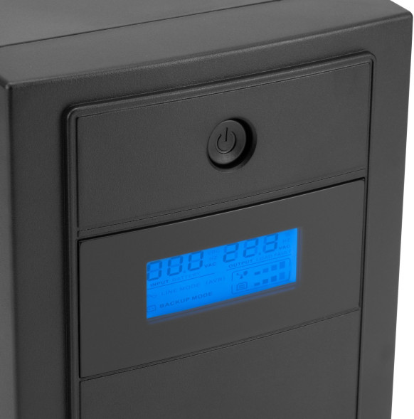 ИБП Ippon Back Basic 1200 LCD Euro (1687965) (линейно-интерактивный, однофазный, 600 Вт, Tower)