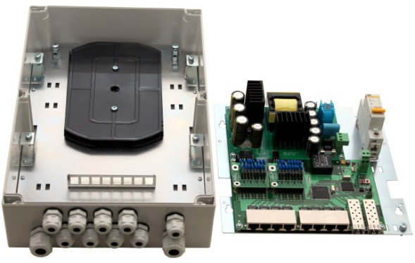 Коммутатор TFortis PSW-2G8F+