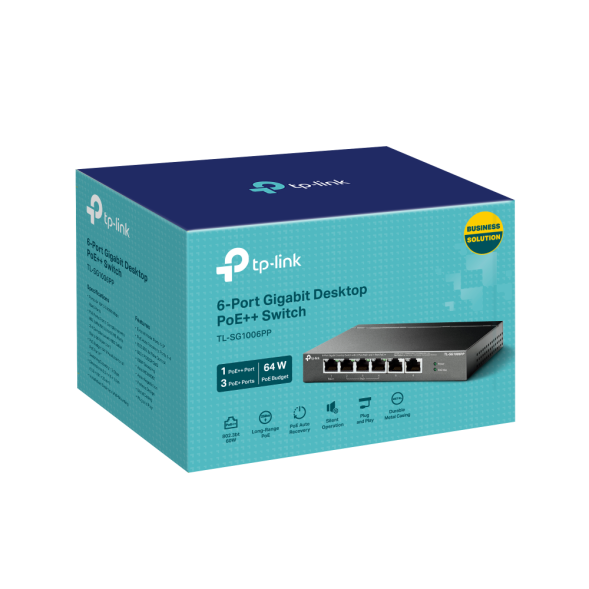 Коммутатор TP-Link TL-SG1006PP