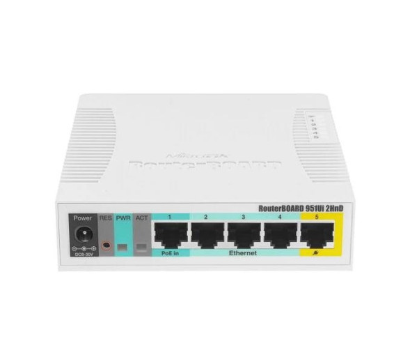 Wi-Fi роутер MikroTik RB951Ui-2HnD