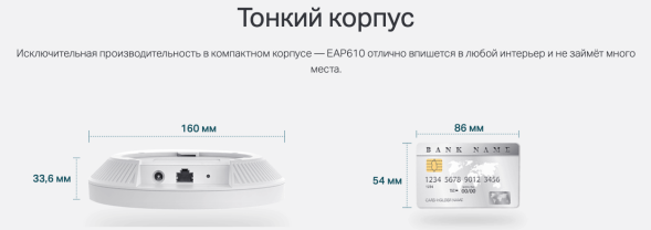 Точка доступа TP-Link Omada EAP610