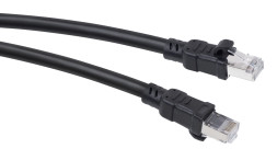 Патч-корд Cabeus PC-ARM-FTP-RJ45-Cat.6a-5m-PE (10141c) (F/UTP, CAT.6A, PE, 5 м, черный)