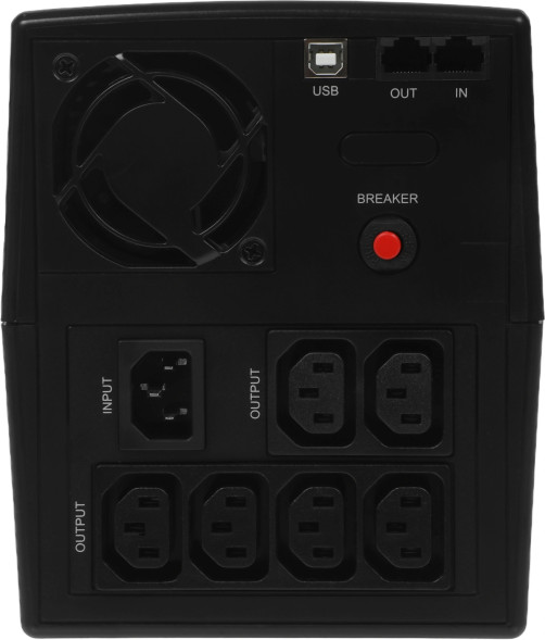 ИБП Ippon Back Basic 2200 (1108031) (линейно-интерактивный, однофазный, 1320 Вт)