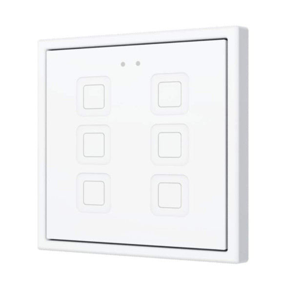 Выключатель Zennio Tecla RGB 70 X6 (ZVITR70X6W) (Белый)