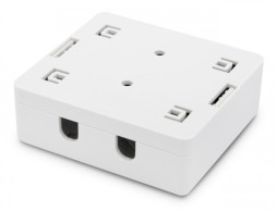 Розетка Hyperline SB2-2-8P8C-C6-WH