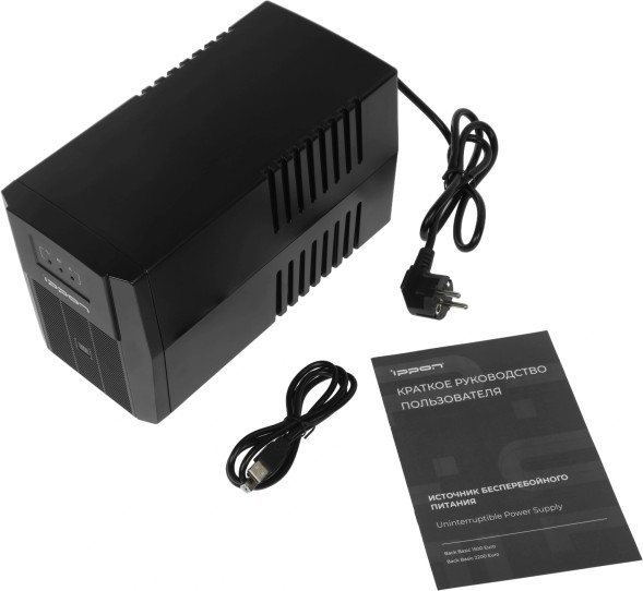 ИБП Ippon Back Basic 2200 Euro (1108028) (линейно-интерактивный, однофазный, 1320 Вт)