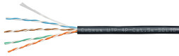 Кабель Cabeus UTP-4P-Cat.5e-SOLID-OUT-LSZH-UV-50 (7172c-6) (U/UTP, CAT.5E, LSZH, 50 м, черный)