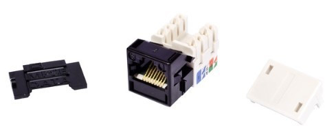 Адаптер проходной Systimax PowerSUM MPS100E-003 (RJ45, CAT.5E, U/UTP, Black)