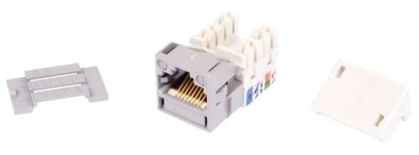 Адаптер проходной Systimax PowerSUM MPS100E-270 (RJ45, CAT.5E, U/UTP, Gray)