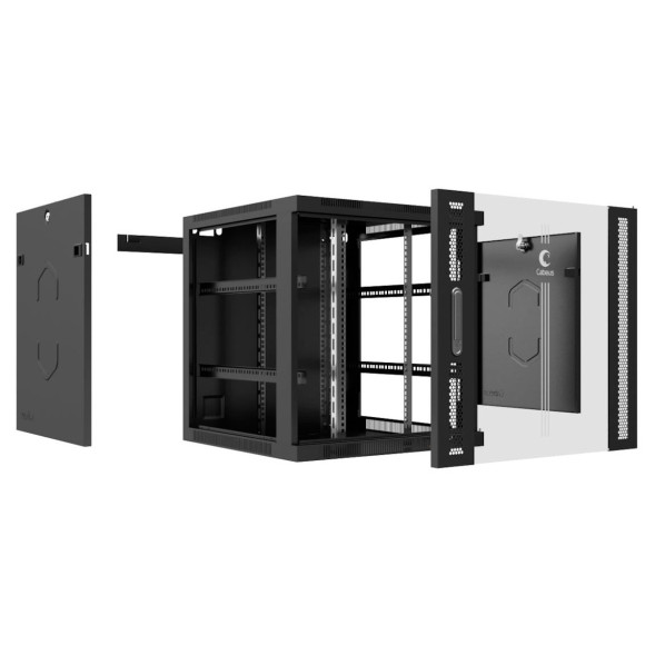 Шкаф телекоммуникационный Cabeus SH-05F-6U60/60-BK (8587c)