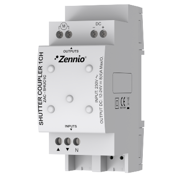 Адаптер жалюзи AC/DC Zennio Shutter Coupler 1CH (ZAC-SHUC1C)