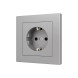 Накладка на розетку Zennio ZS55 830000406 (Серебро)