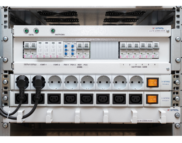 Блок распределения питания Штиль PDU-8xC13-C20