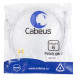 Патч-корд Cabeus PC-UTP-RJ45-Cat.6-2m-WH (8672c) (U/UTP, CAT.6, PVC, 2 м, белый)