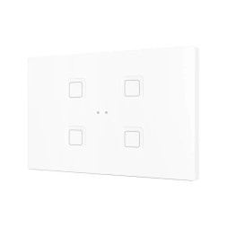 Выключатель Zennio Tecla RGB XL 4 (ZVITRXL4W) (Белый)