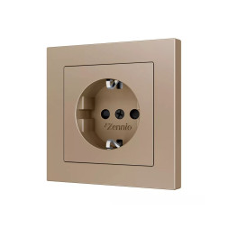 Накладка на розетку Zennio ZS55 830000404 (Шампань)