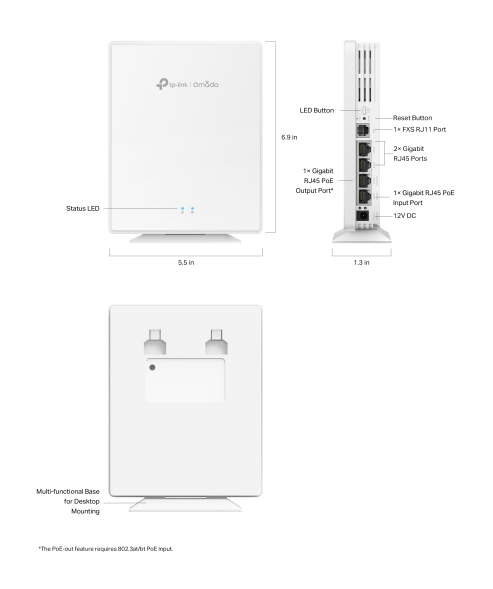 Точка доступа TP-Link Omada EAP650-Desktop