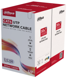 Кабель Dahua DH-PFM923I-6UN-C (U/UTP, CAT.6, LSZH, 305 м, синий)