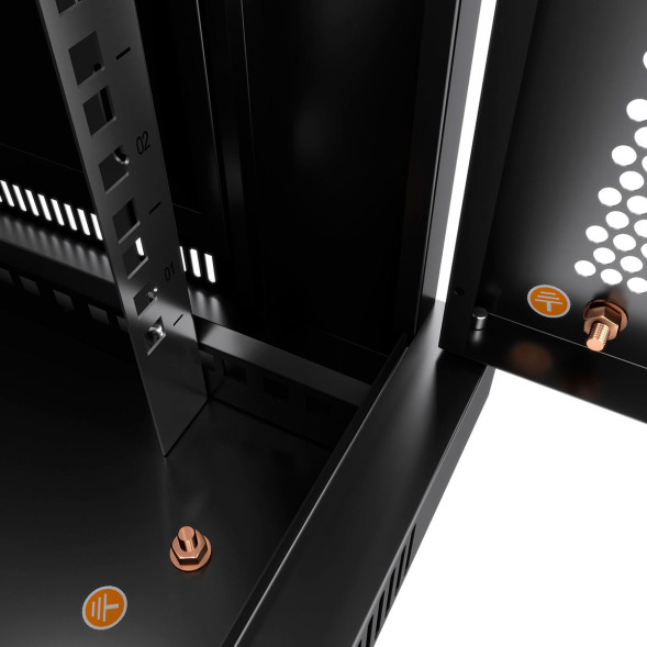 Шкаф телекоммуникационный Cabeus SH-05C-18U60/80-BK (8571c)