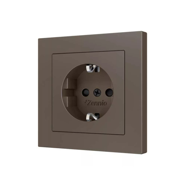 Накладка на розетку Zennio ZS55 830000403 (Мокка)