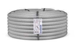 Труба гофрированная Cabeus FCPL-25-PVC-050-1-GY (ПВХ, D25, серая, 50 м) (11229c)