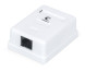 Розетка накладная Cabeus WS-8P8C-Cat.6-1 (7481c) (1 x RJ45, CAT.6, белая)