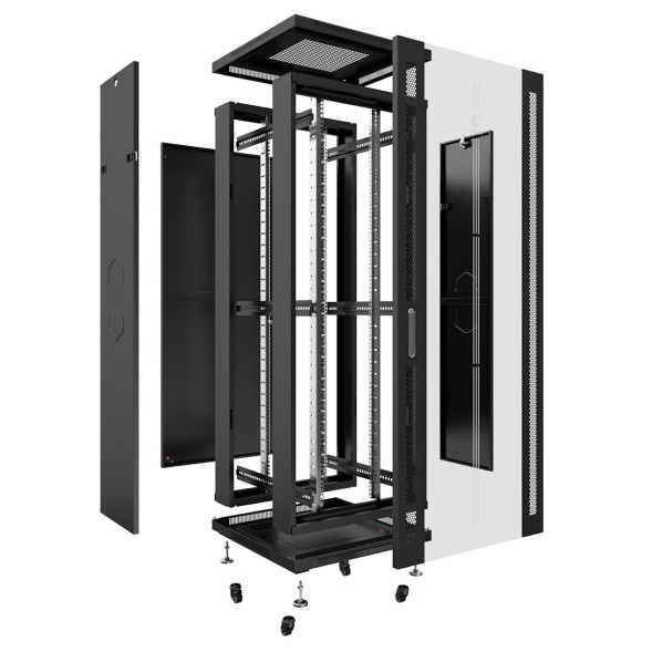 Шкаф телекоммуникационный Cabeus SH-05C-18U60/100-BK (8539c)