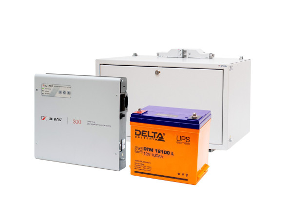 Комплект ИБП Штиль SW300L (online, однофазный, 225 Вт, АБ на 3 ч 50 мин)