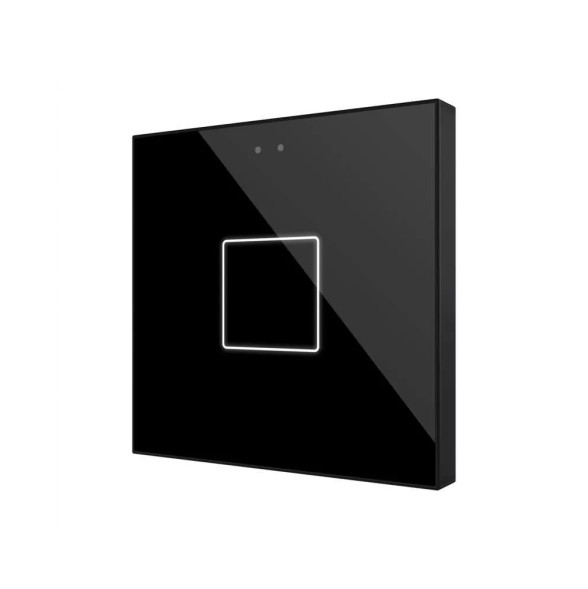 Выключатель Zennio Flat RGB 1 (ZVIFR1A) (Антрацит)