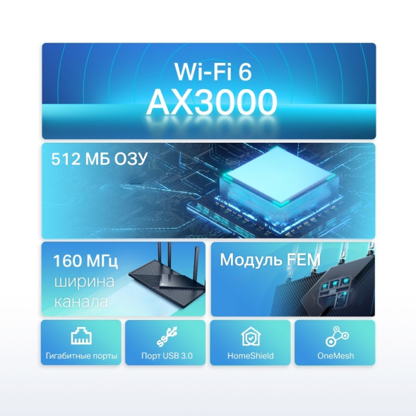 Wi-Fi роутер TP-LINK Archer AX55