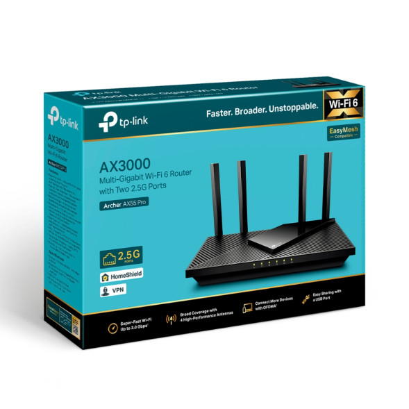 Wi-Fi роутер TP-LINK Archer AX55 Pro