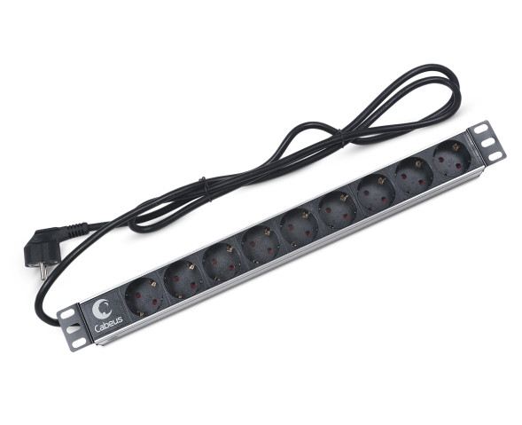 Блок распределения питания Cabeus PDU-9P-2EU (7288c)