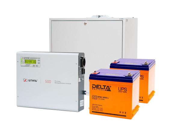 Комплект ИБП Штиль SW500L (online, однофазный, 400 Вт, АБ на 1 ч 45 мин)