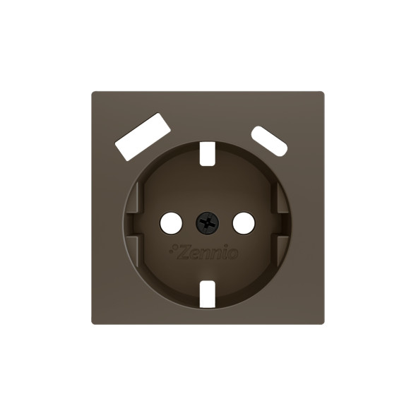 Накладка на USB-розетку Zennio ZS55 ZS55CSC2USM (Мокка)