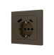 Накладка на USB-розетку Zennio ZS55 ZS55CSC2USM (Мокка)