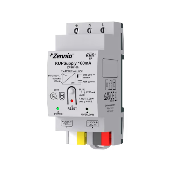 KNX-источник питания Zennio KUPSupply 160mA (ZPSU160)