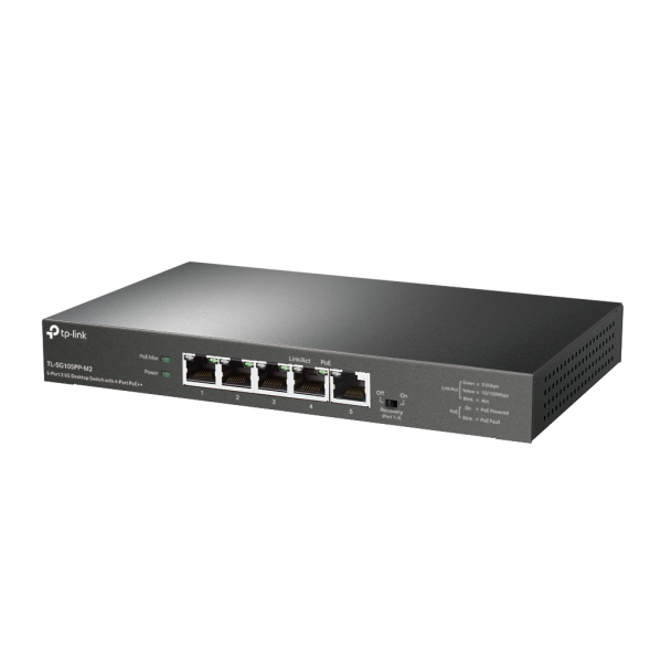 Коммутатор TP-Link TL-SG105PP-M2