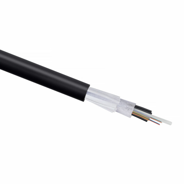 Кабель волоконно-оптический Cabeus SEG-9-01x08-D-J-PE-OUT (10784c) (SM, 9/125, 8 волокон, внешний, PE, черный)