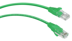 Патч-корд Cabeus PC-UTP-RJ45-Cat.5e-0.5m-GN (7667c) (U/UTP, CAT.5E, PVC, 0.5 м, зеленый)