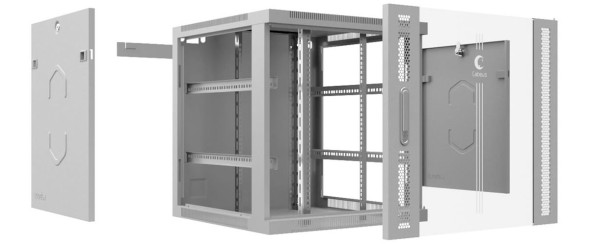Шкаф телекоммуникационный Cabeus SH-05F-9U60/60 (7064c)