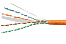 Кабель Cabeus UTP-4P-Cat.6-SOLID-LSZH-500 (7259c-2) (U/UTP, CAT.6, LSZH, 500 м, оранжевый)