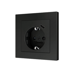 Накладка на USB-розетку Zennio ZS55 ZS55CSC1USA (Антрацит)