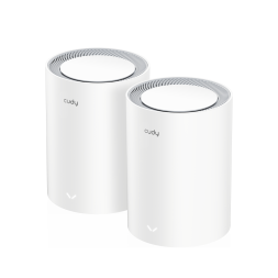 Wi-Fi система Cudy M3000 2-pack (Wi-Fi 6, 2.4/5 GHz, 1 x RJ45 2.5G, 1 x RJ45 1G)