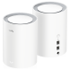 Wi-Fi система Cudy M3000 2-pack (Wi-Fi 6, 2.4/5 GHz, 1 x RJ45 2.5G, 1 x RJ45 1G)