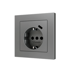 Накладка на USB-розетку Zennio ZS55 ZS55CSC1USS (Серебро)