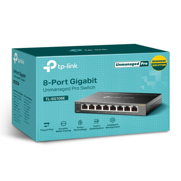 Коммутатор TP-Link TL-SG108E
