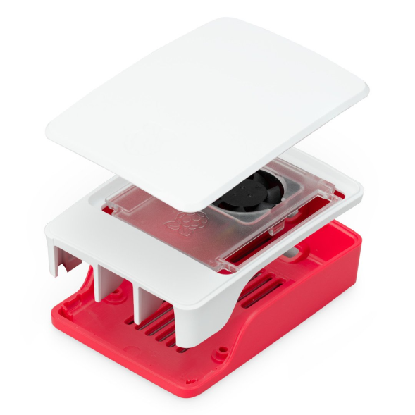Корпус Raspberry Pi 5 Case Red-White