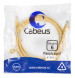 Патч-корд Cabeus PC-UTP-RJ45-Cat.6-3m-YL (8708c) (U/UTP, CAT.6, PVC, 3 м, желтый)