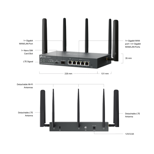 Маршрутизатор TP-Link Omada ER706W-4G