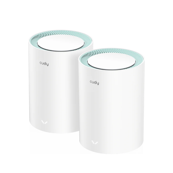 Wi-Fi система Cudy M1500 2-pack (Wi-Fi 6, 2.4/5 GHz, 3 x RJ45 1G)